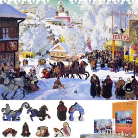 Wooden Jigsаw Puzzle for Adults - Uniquely Shaped Pieces - Made in The USA by FoxSmartBox - 400 Pieces - Pancake Week