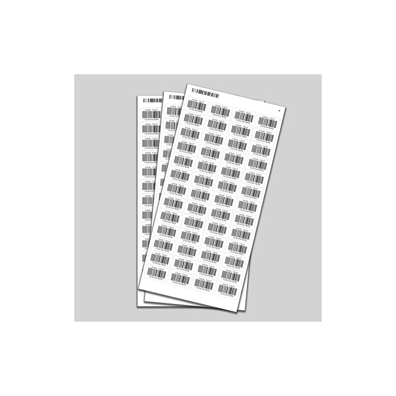 Custom Barcode Labels - Sequential or Identical Barcode Stickers -