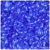 BeadTin Dark Sapphire Transparent 9mm Oat Craft Beads (500pcs)