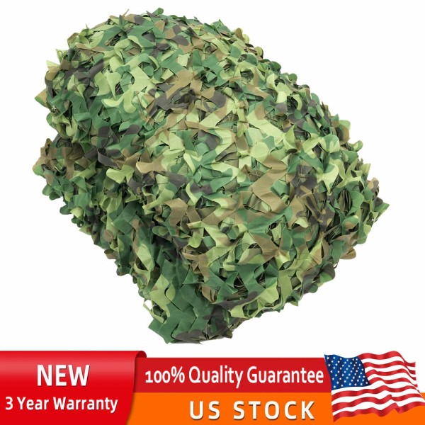 Unbranded 6*8m Camouflage Netting Ft Camo Net Woodland Net For