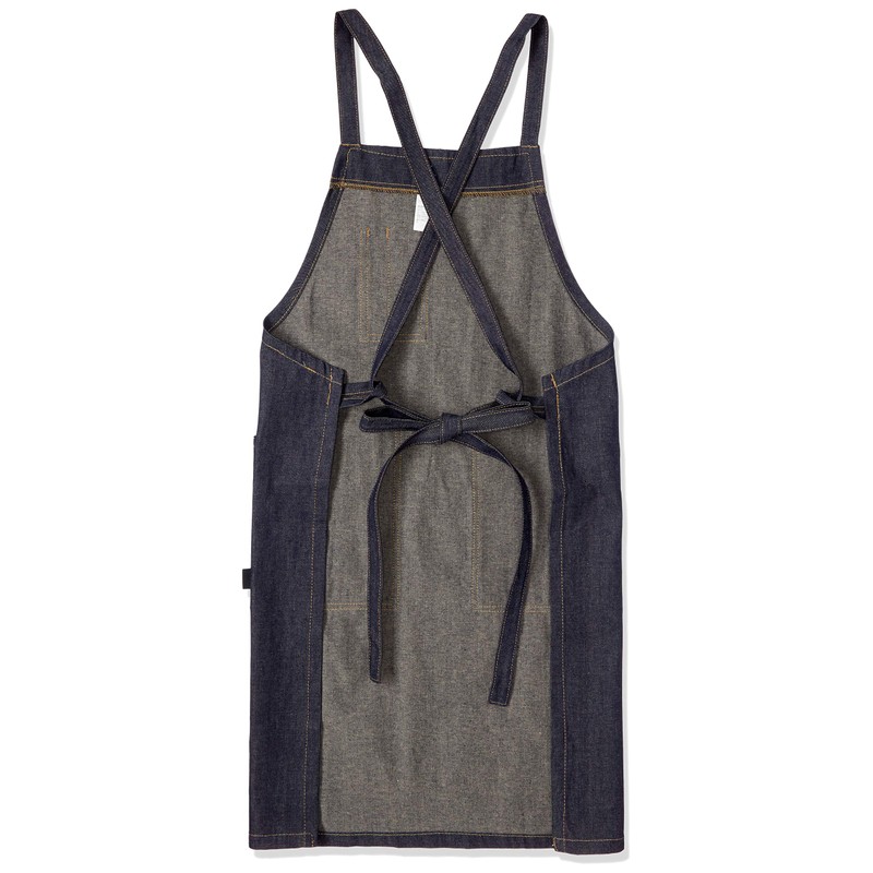 Gilio Denim Chest Front Wake (Tasuki) 1910 Navy Blue, Japan