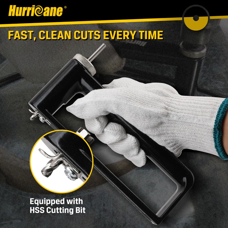 HURRICANE Adjustable Hole Cutter, Sheet Metal Circle Cutter from 2