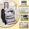 OCHEAL Hairstylist Traveling Case with 4 Clear Travel Makeup Bags