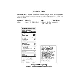 Braswell's Mild Chow Chow