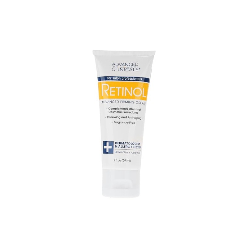 ADVANCED CLINICALS CREMA REAFIRMANTE CON RETINOL ANTI-EDAD CON TE VERDE