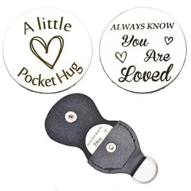 RFTWXHPN Pocket Hug Always Know You Are Loved Pocket Hugs Keychain for Friends Grandson Graduation Birthday Gifts for Boyfriend Mom Mothers Day Christmas Gift Pockets Hug Tokens Keepsake