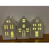 khevga Christmas Decoration LED House with Timer Set of 3