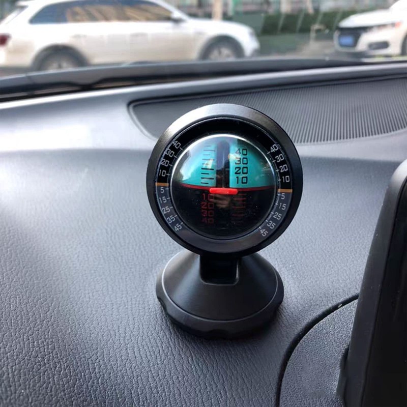 Black Adjustable Ball Night Vision Compass with Slope Meter, Boat