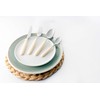 Grunwerg 24BX4311WH 24 Piece Cutlery Set, Stainless Steel, White