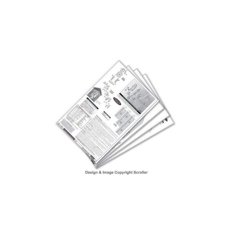 Lighted Nativity Silhouette Scroll Saw Pattern