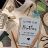 OINDADE Loss of Brother Sympathy Gifts Grief Notebook Journal, Letters