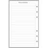 Compact Size Daily Task Planner Insert, Sized and Punched for