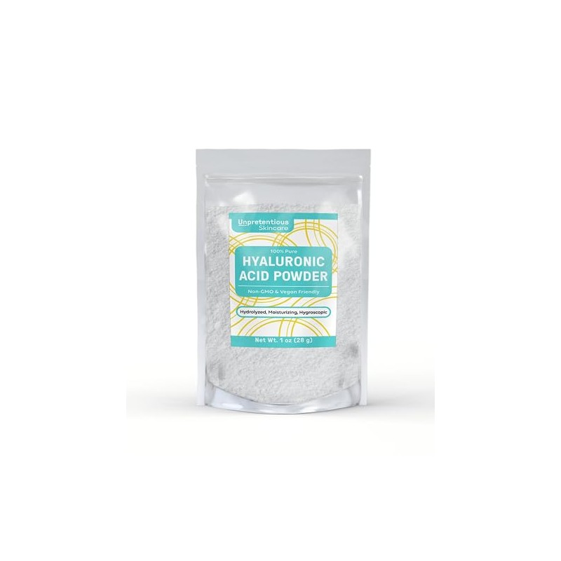 Unpretentious Hyaluronic Acid Powder (1 oz) Food & Cosmetic Grade,