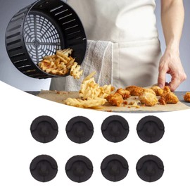 TOPINCN Air Fryer Silico Bumpers Fit for AF100 AF161 Air Fryer Crisper Plate, Pack of 8 Air Fryer Replacement Rubber Tips Air Fryer Replacement Parts