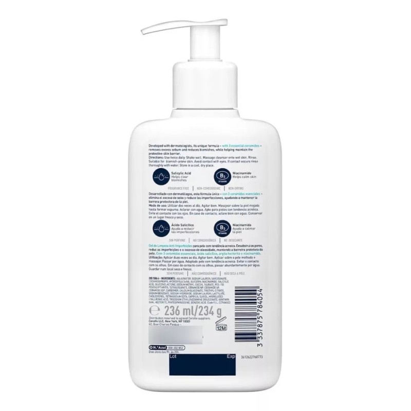 CeraVe Gel Y Limpiador Cerave Blemish Control Imperfecciones