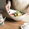 Gomakren Serving Bowls with Handles, Serving Dishes, Porcelain Salad Bowls