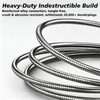 Grtoeud Pets Chew Proof Metal Braided USB-A to USB-C Cable