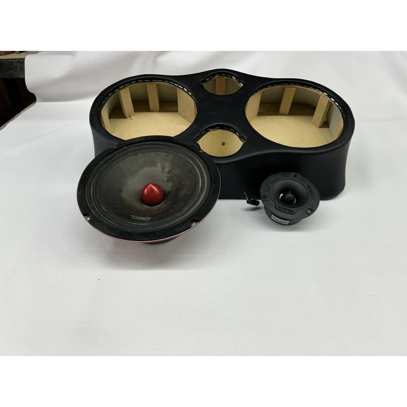 jose car audio Universal Titty Panel 2x8 Inch Speakers and