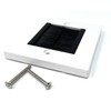 White Brush Plate Faceplate Wall Mounted Installation Tidy Cable Pass