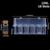 OrganiMax Refrigerator Storage Box – Peptide Vial Freezer Tube Container,