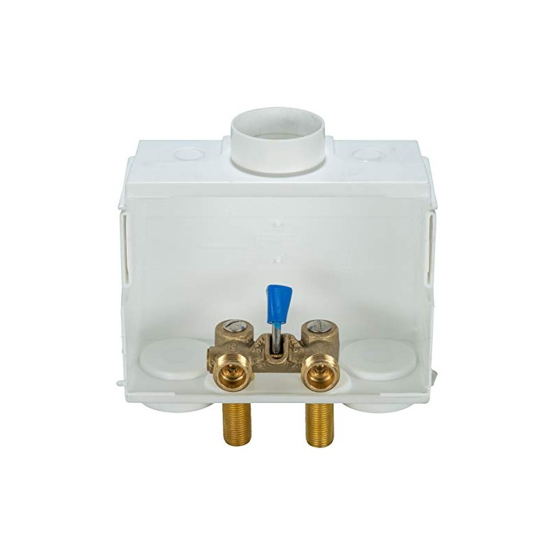 Water-Tite 85630 DU-ALL Dual-Drain Washing Machine Outlet Box - Single-Lever