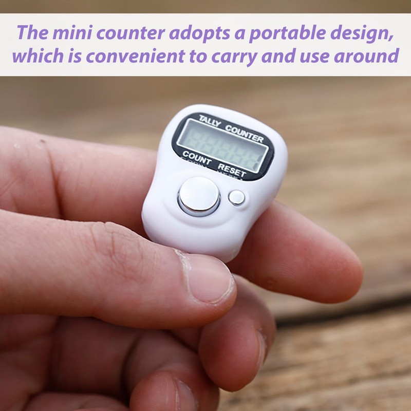 EPCDBBRT 5 Pieces Mini Counter And 50 Pieces Colorful Marker
