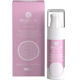 BasicLab Regenerating and Strengthening Face Serum | 30 ml | For Women and Men, Day and Night, Emulsifying Serum