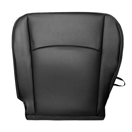 moseiny Black Leather Bottom Seat Cover for Ram Laramie 2500 3500 2013-2018 5.7L 3.6L 3.0L Driver Side Bottom Replacement Leather Seat Cover 2013 2014 2015 2016 2017 2018
