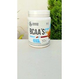 Bcaas Nanogen Nutrition 500g 50 Servicios 2:1:1 Aminoácidos