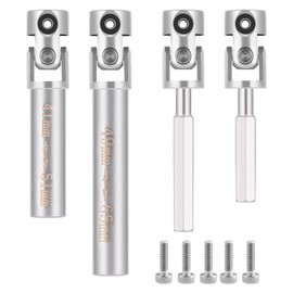 Que-T 2pcs/Set RC Driveshafts Stainless Steel Drive Shafts for RedCat 1/18 Ascent Rock Crawler