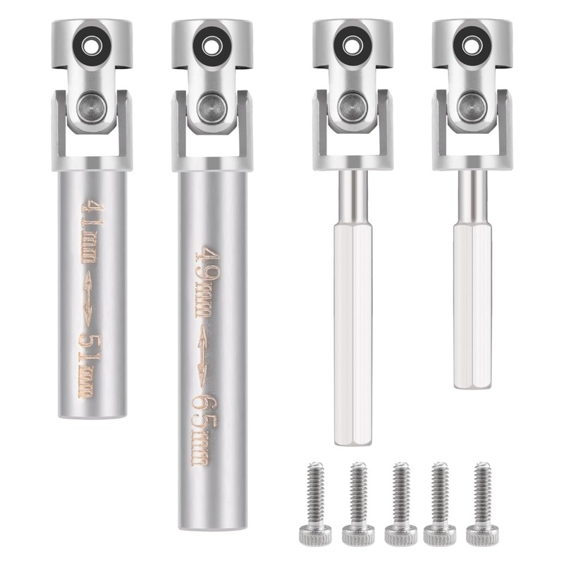 Que-T 2pcs/Set RC Driveshafts Stainless Steel Drive Shafts for RedCat