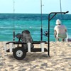 Outdoor Fishing Cart,Beach Fishing Cart,Heavy Duty Fishing Beach Cart,Cart with