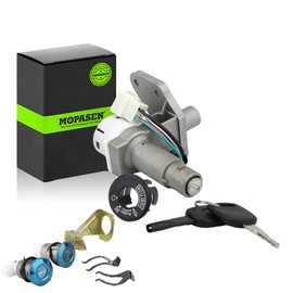 Ignition Switch Key Set Replacement for GY6 4-Stroke 50CC 150CC Chinese Scooter Moped Replacement for Tank Racer - 7 Deluxe 7A Roketa MC-03-150 by MOPASEN