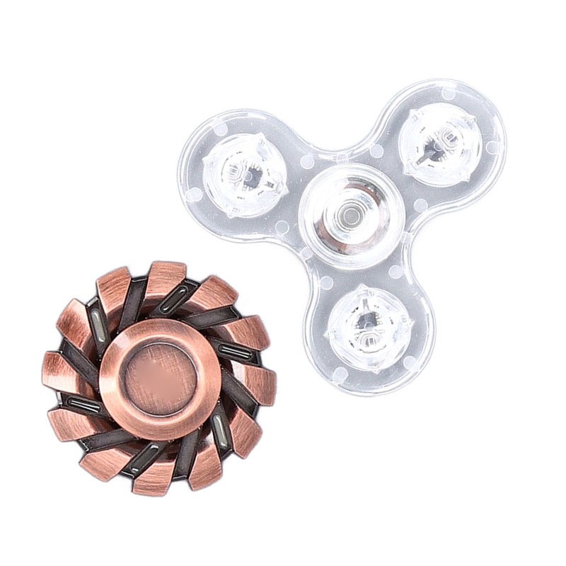 Luminous Fingertip Rotating Toy Stress Reduction and Anxiety Relief Cool