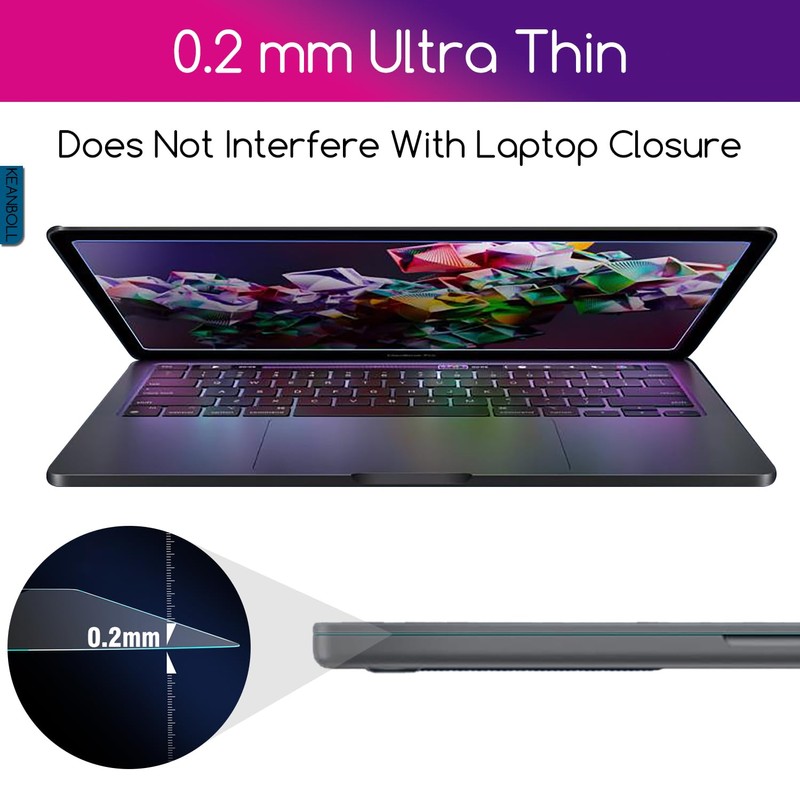 KEANBOLL (2-Pack) MacBook Pro 16 Tempered Glass Screen Protector for