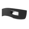 4 Pieces Door Window Switch Trim Carbon Fibre Style Replacement