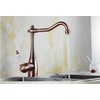 Kitchen Faucet Copper Bar Faucet 360 ° Swivel Single Handle
