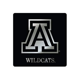 Craftique Arizona Wildcats Decal (BLACK/Silver A DECAL (4"), 4 in)