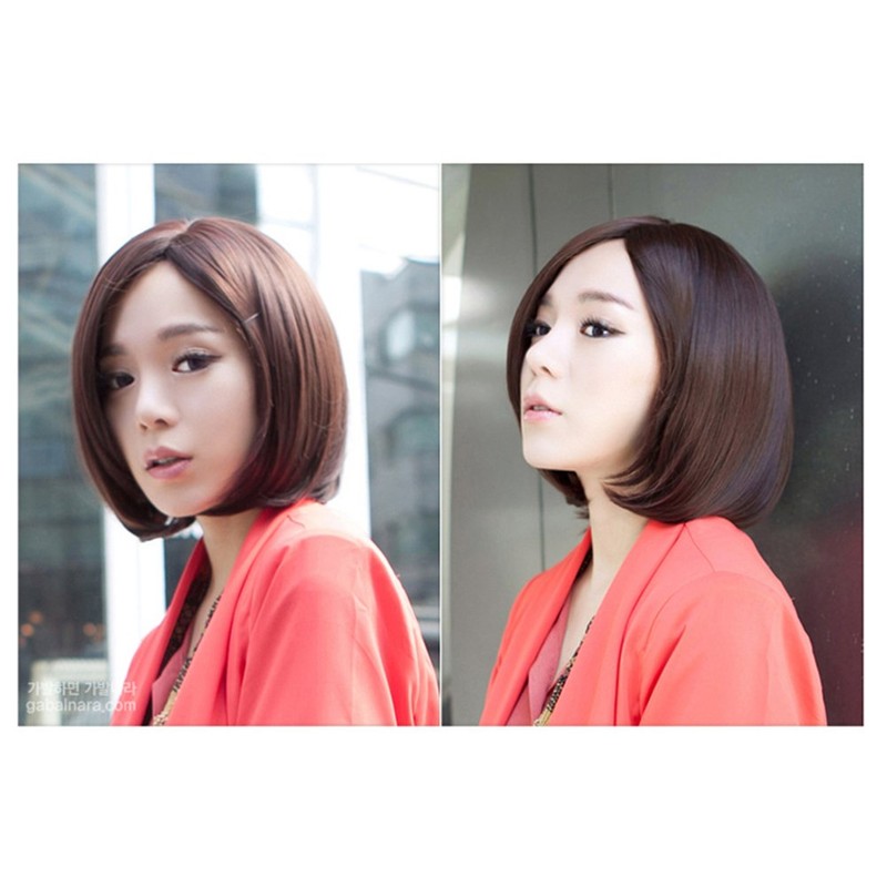 CEXIN Japanese Cute Wig, Bob, Full Wig, Short Wig, Center