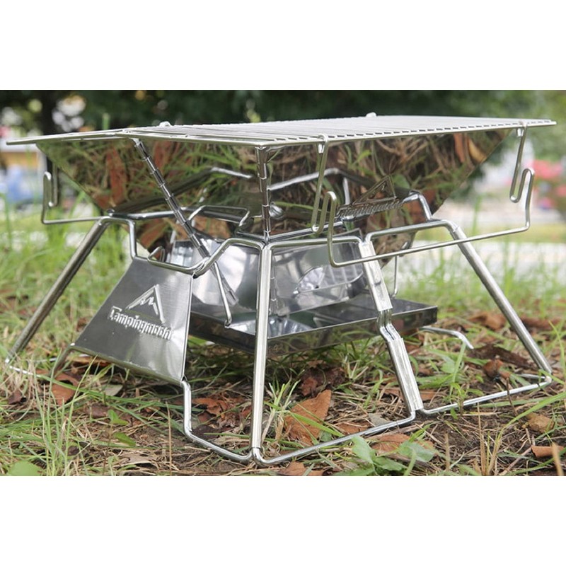 CAMPINGMOON Height Adjustable in 2 stages for 3-4 people using