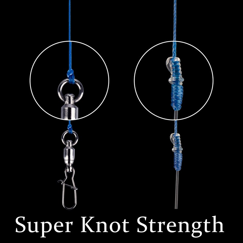 Braided Fishing Line Abrasion Resistant Superline Zero Stretch&Low Memory Extra