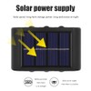 Yuciya Solar Wall Light, Modern Outdoor Lights for Garden, Up