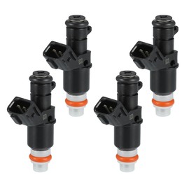 Hihaha No.16450-RNA-A01 Fuel Injector for Honda Civic 06-11 1.8L for Honda Fit 09-13 1.5L / Engine Fuel Injection Nozzle/Durable / 4 Pcs Black