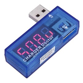 Envistia USB Meter - Easy-to-Use USB Power Meter and USB Tester, Perfect for Testing Voltage and Current (Amperage) Between USB Port and Device