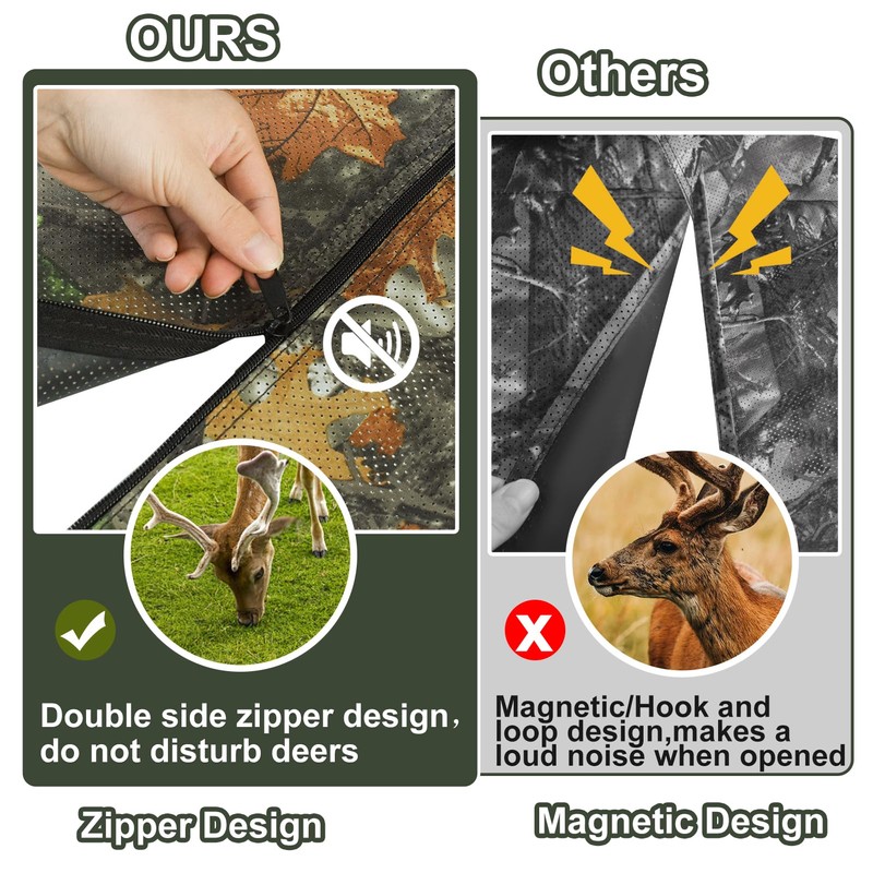 See Through Hunting Tree Stand Blind, Visible Ladder Stand Blind
