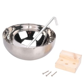20cm Stainless Steel Sauna Aromatherapy Bowl Essential Oil Holder Sauna Room Accessories