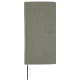 Hobonichi Techo 2025 Weeks [Japanese/Tall and Slim Size/April Start/Planner] Colors: Smoke Gray