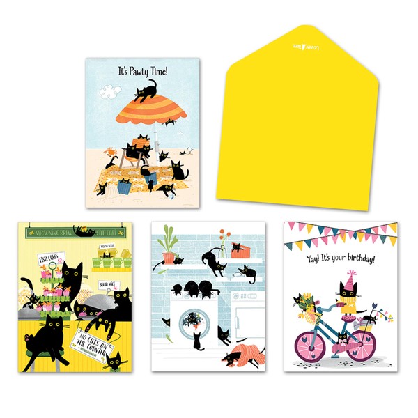 Leanin' Tree MEOWvelous Cats - Made In USA - 12