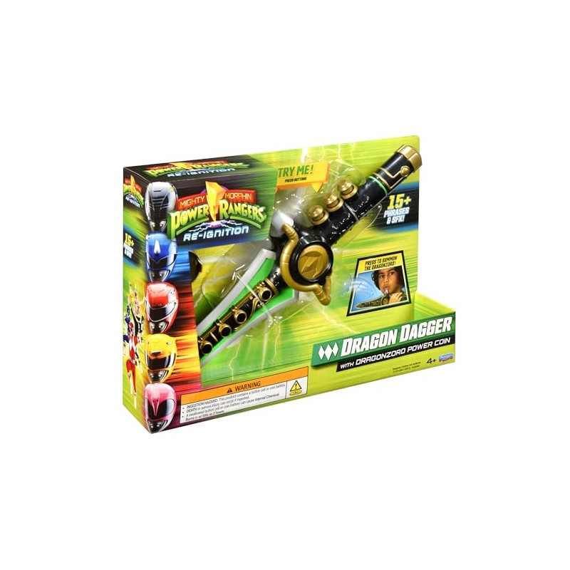 Mighty Morphin Power Rangers Dragon Dagger by Playmates Toys