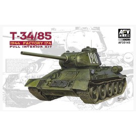 AFV Club AF35145 T34/85 Model 174 Factory Full Interiorki, Vehicles